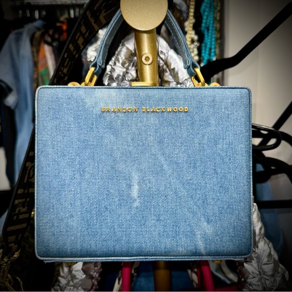 Brandon Blackwood Bleached Denim Kendrick Trunk - Picture 2 of 6